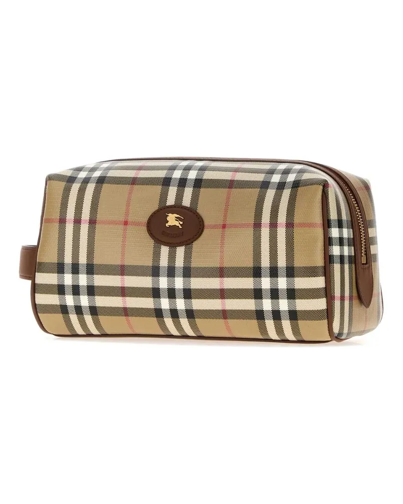 Burberry Washbag Wash Bag — Beige Beige