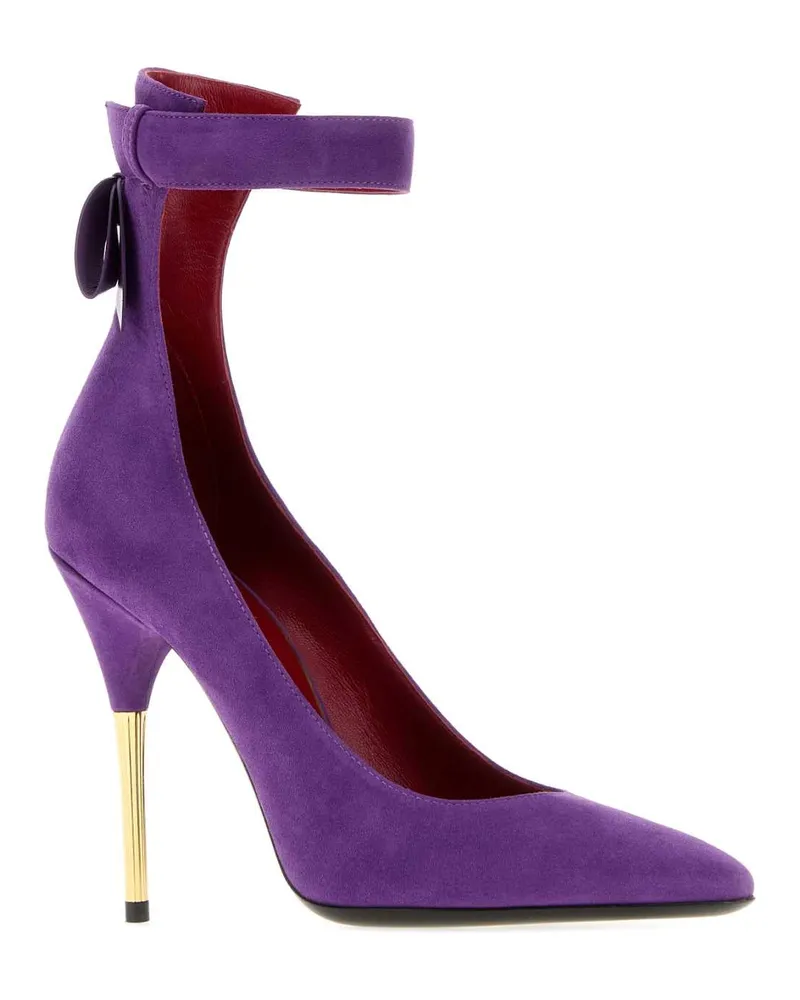 Valentino Garavani Strap Pump — Purple Purple