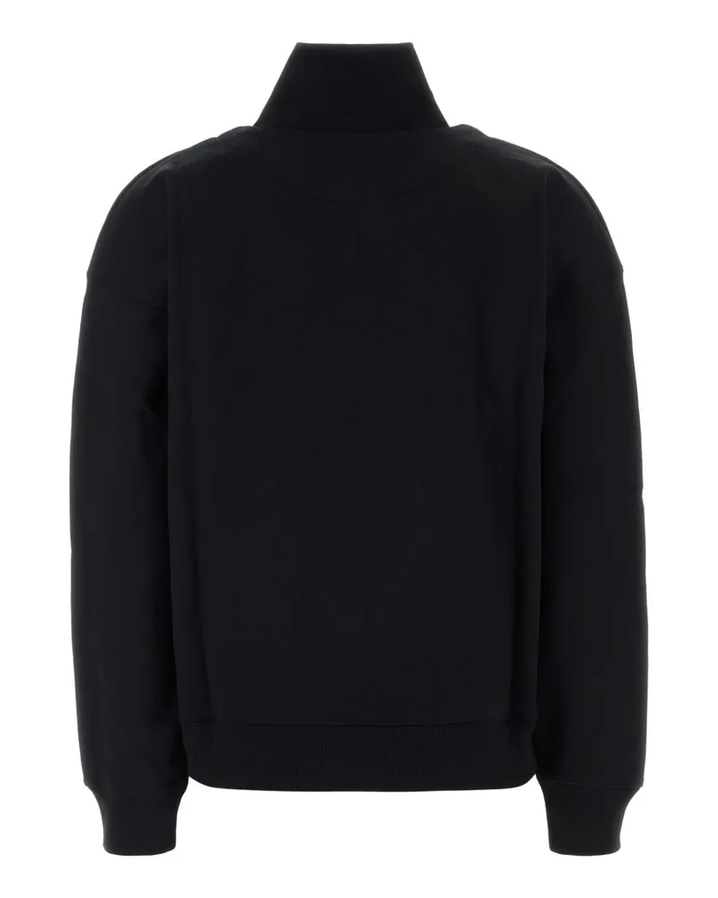 Kitsuné Women's Black Cotton Sweatshirt Exterior: Organic Felpe Sweater Black
