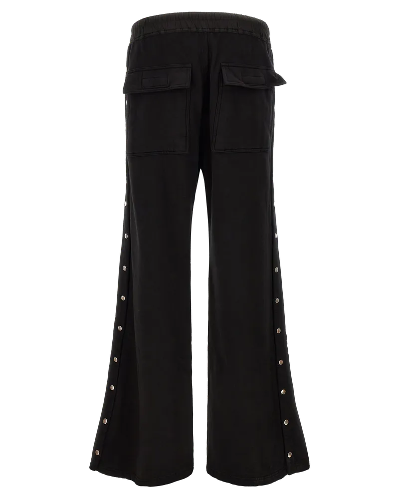 DRKSHDW by Rick Owens Men's Black Cotton Flared Pants Black