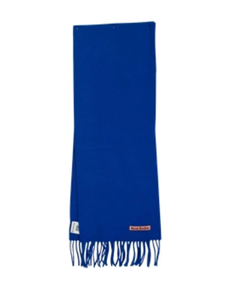 Acne Studios Wool Scarf — Blue Blue