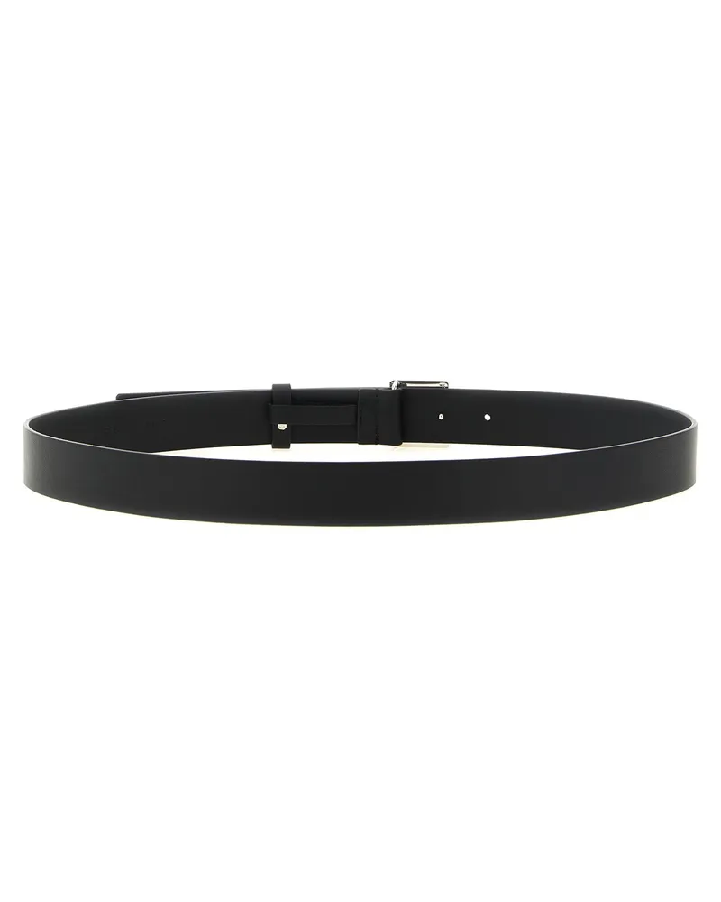 Fendi Logo Buckle Belt — Black Black