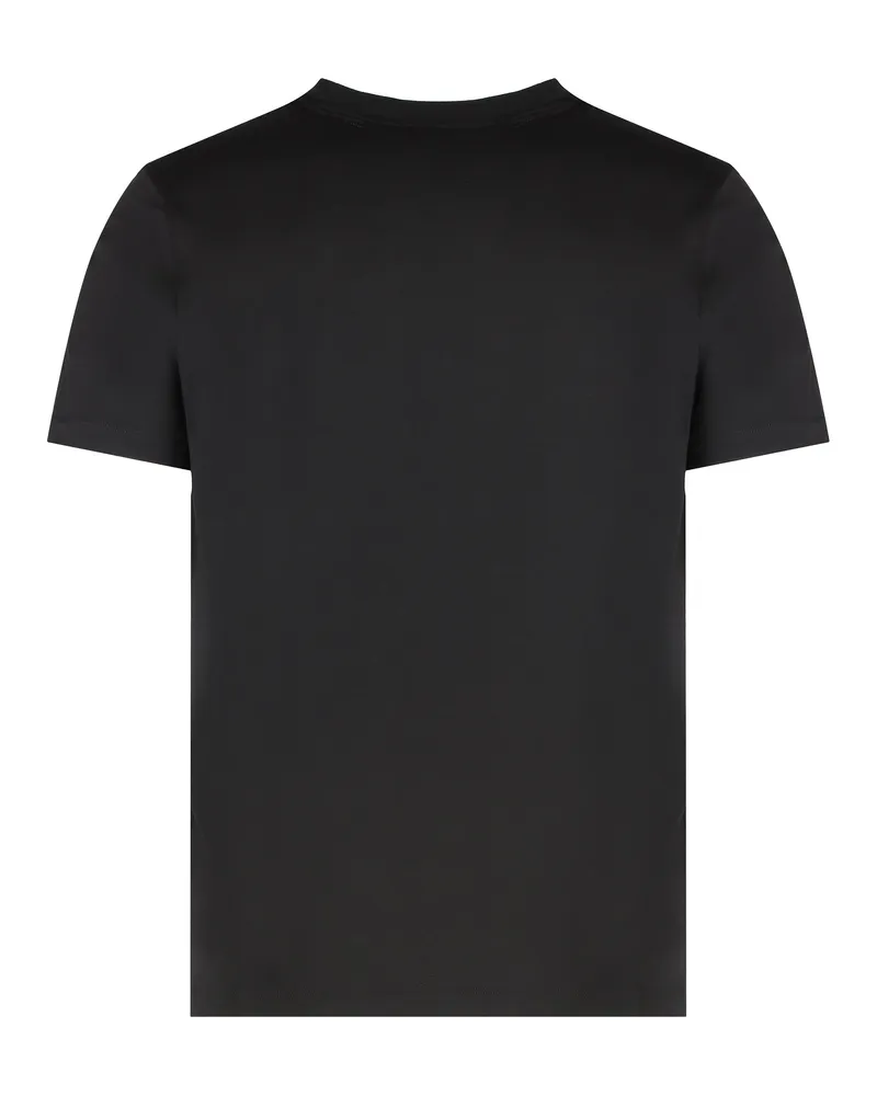 Paul & Shark Logo-Print T-Shirt — Black Black