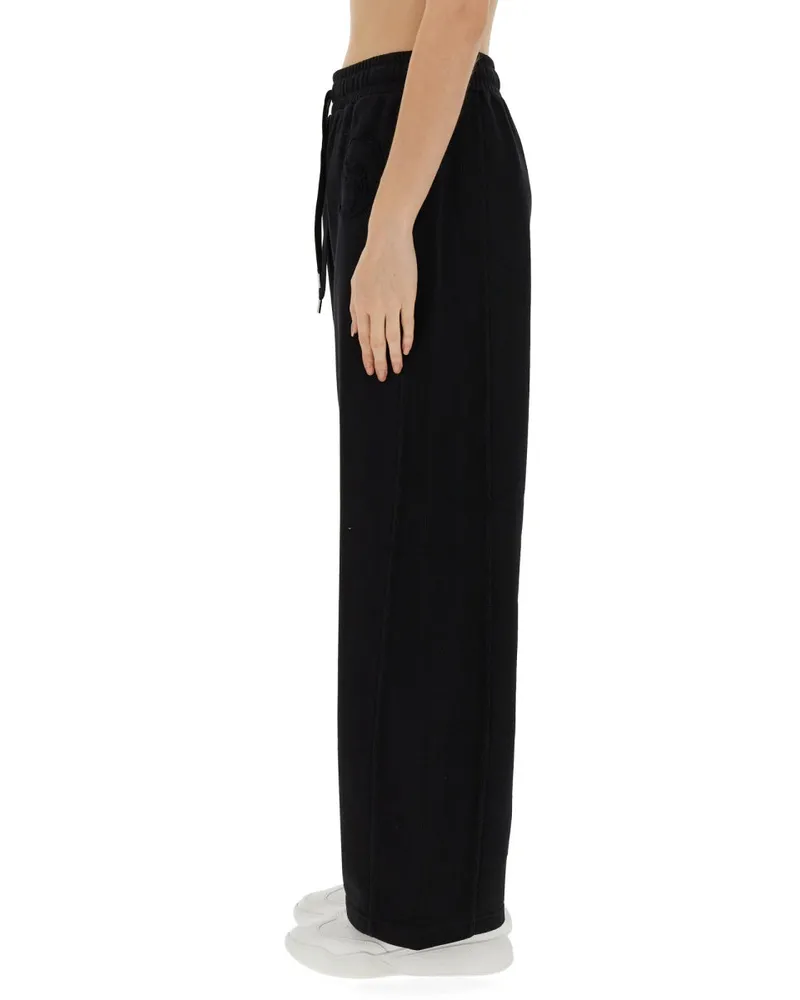 Stella McCartney 100% Cotton Jogging Pants — Black Black