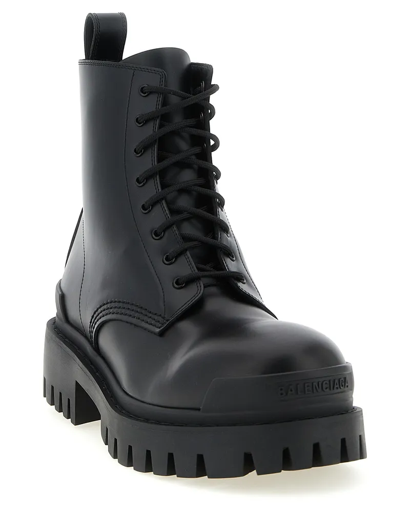 Balenciaga Strike Amphibian Boot — Black Black