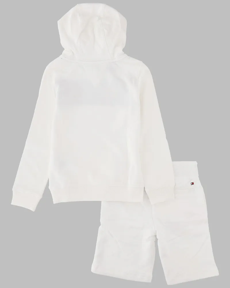 Tommy Hilfiger Organic Cotton Colorblock Shorts — White White