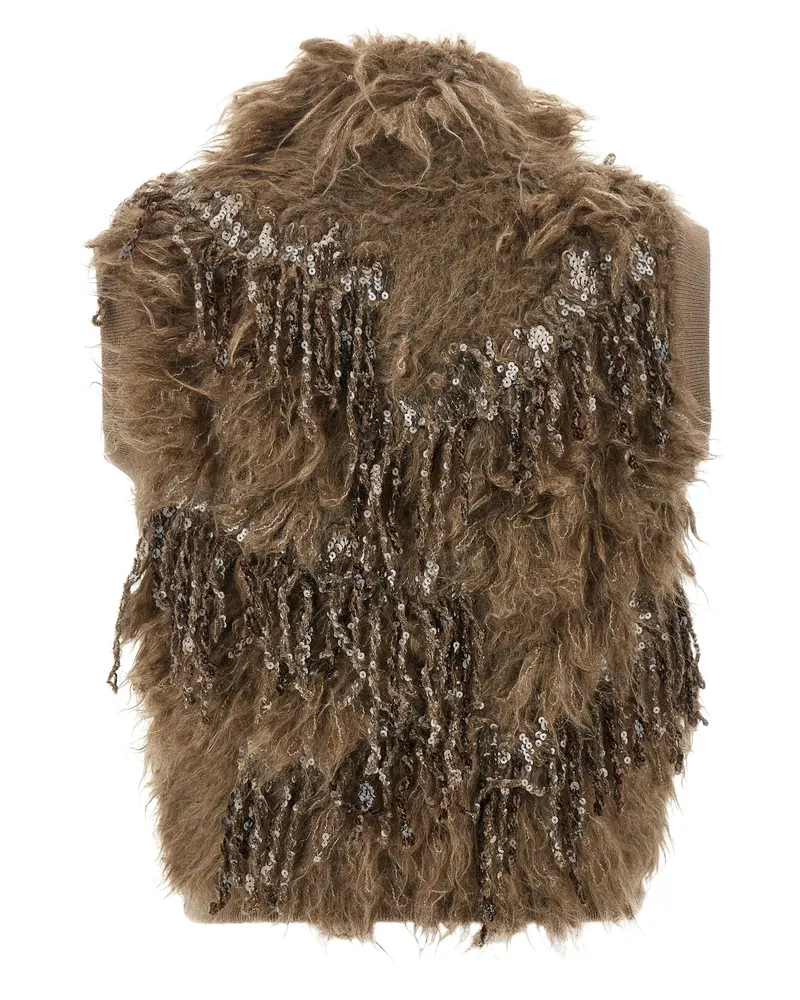 Brunello Cucinelli Vest — Brown Brown