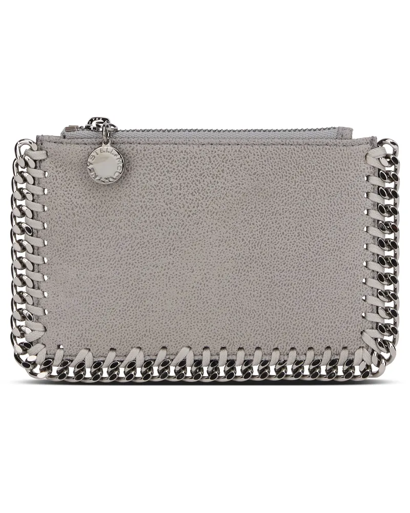 Stella McCartney Women's Cardholder Falabella Light Grey Polyester Wallets & Purses Gray