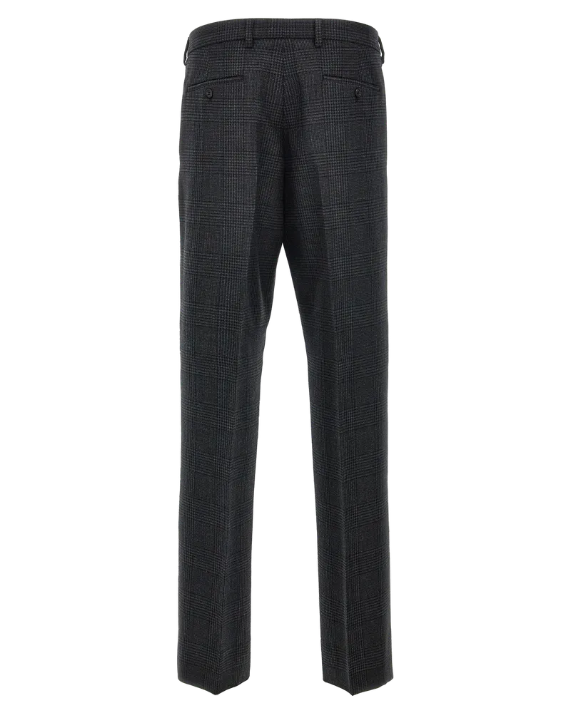 Prada Men's Gray Virgin Wool Dress Pants Gray