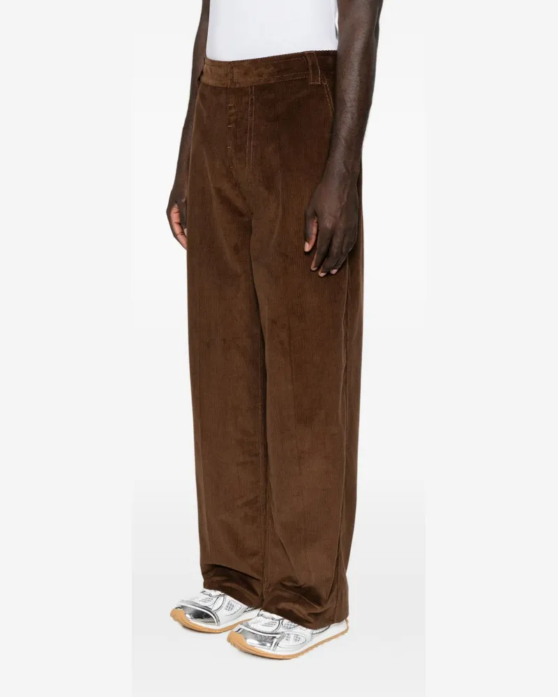 AMI Paris Corduroy Trousers — Brown Brown