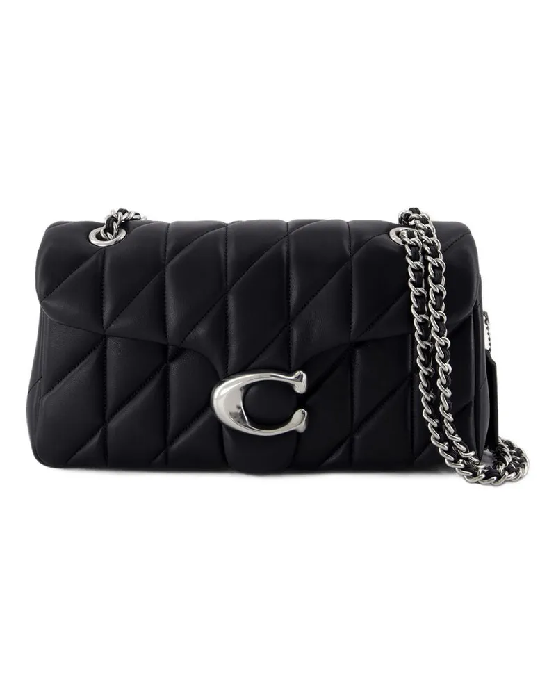 Coach Women's Tabby 26 Crossbody -  Leather Black Canvas Bags Shoulder-Hobo-Bags Black
