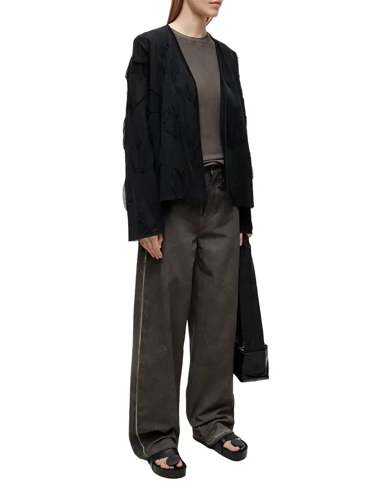 Uma Wang Phyllis Trousers — Grey Brown Grey
