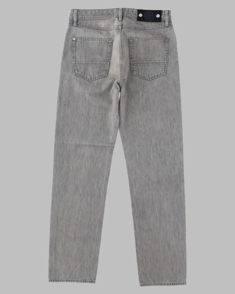 Stone Island Cotton Denim Jeans — Gray Gray