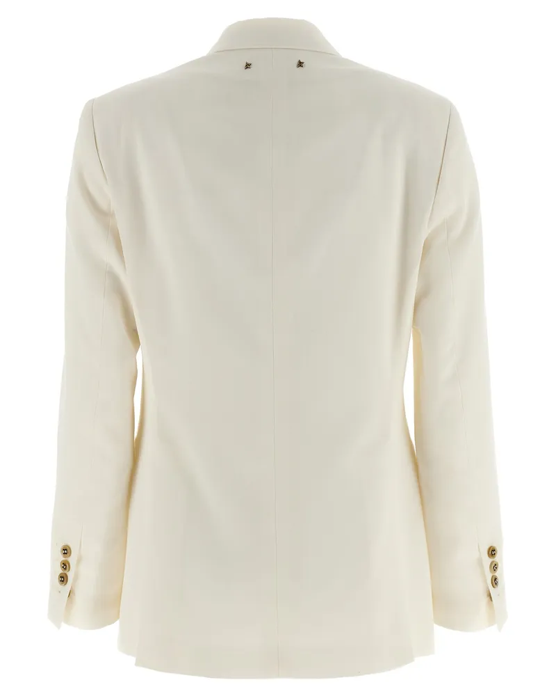 Golden Goose Women's White Polyester Blazer Clothing White