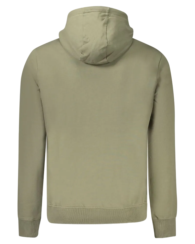 Napapijri Cotton-Blend Hoodie — Green Green