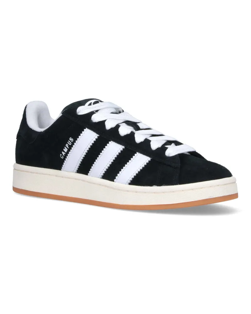 adidas Men's Sneakers Black Leather Black