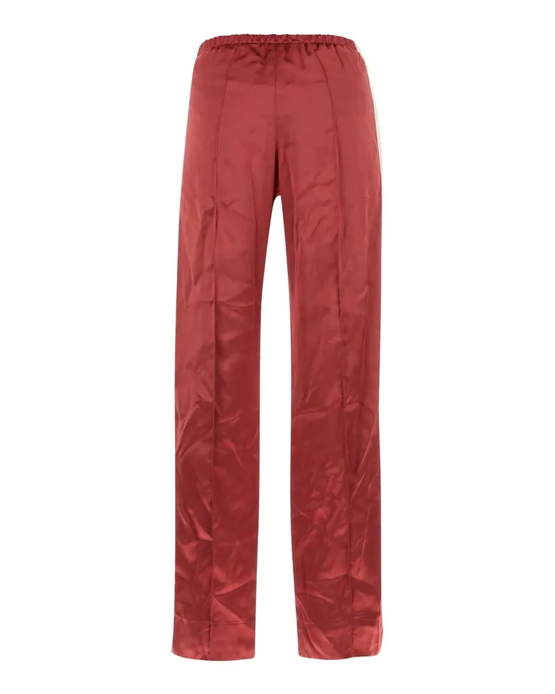 Palm Angels Women's Tyrian Purple Viscose Pant 2703 Exterior: Pantaloni Red