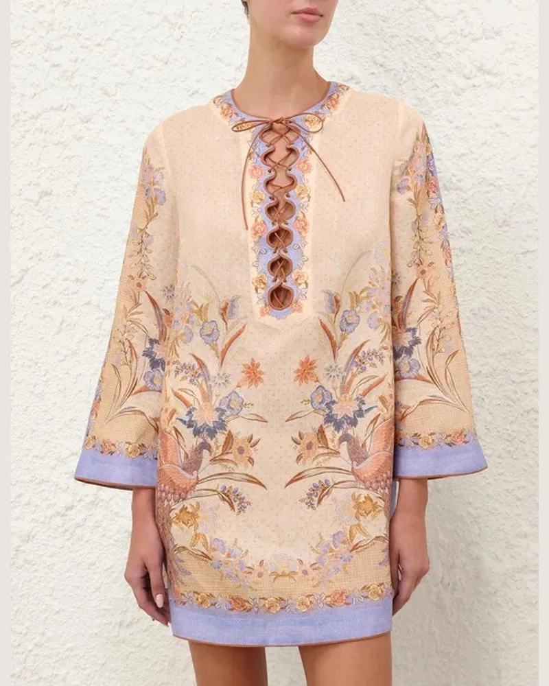 Zimmermann Zimmer Dress — Beige Beige