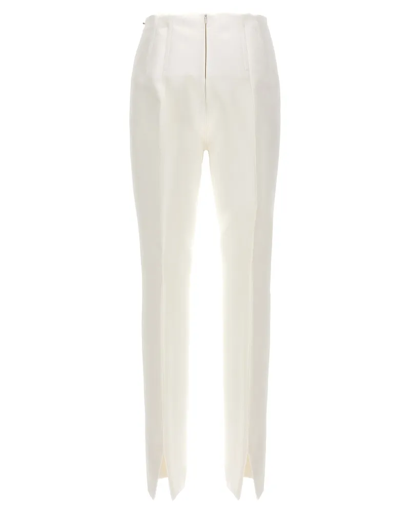 SPORTMAX Women's White Acetate Dress Pants White