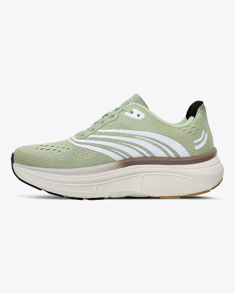Fessura Women's Speed 01 15 Sage White Running Sneakers Green
