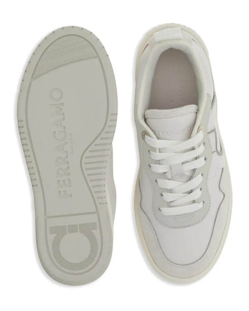 Ferragamo Gancini Sneaker — White White