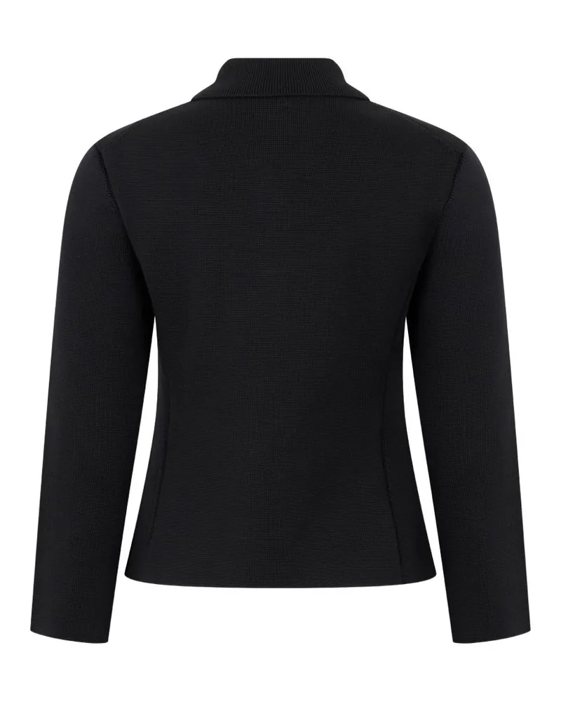 Saint Laurent Wool Button-Front Jacket — Black Black