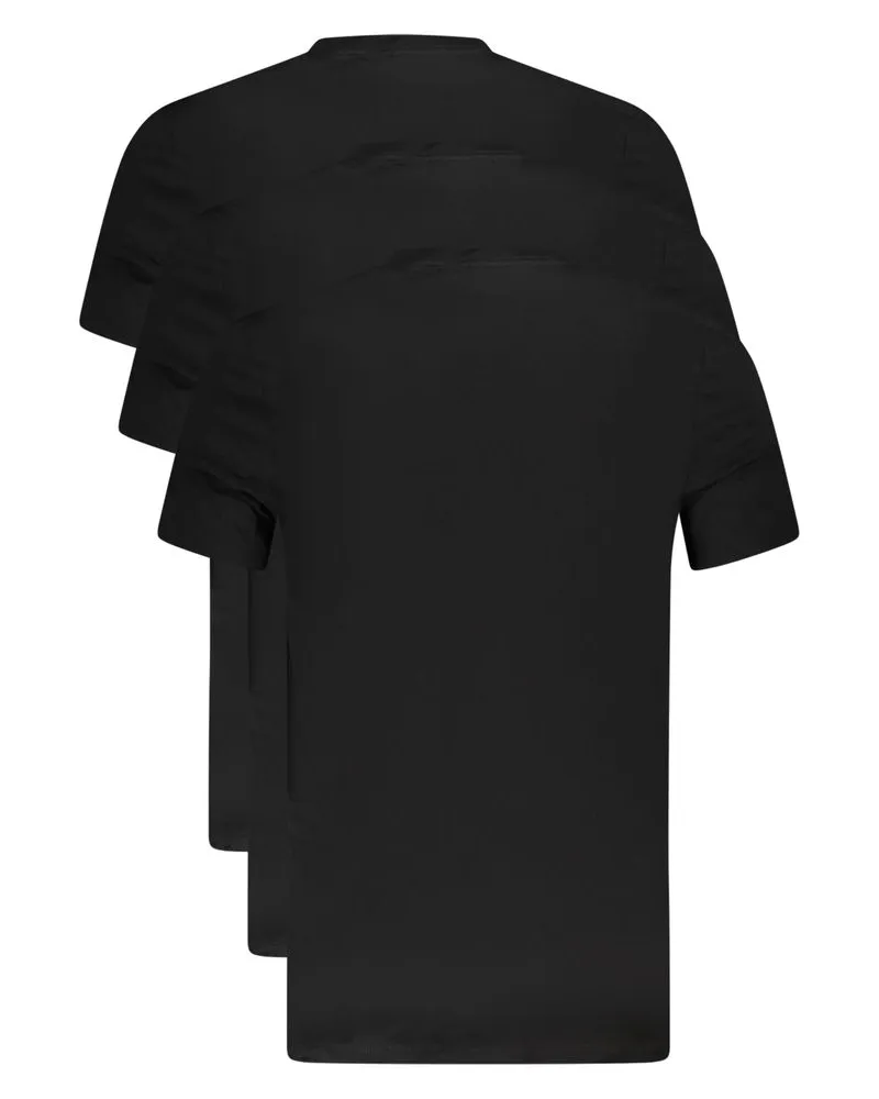 Calvin Klein Crew Neck Cotton T-Shirt — Black Black