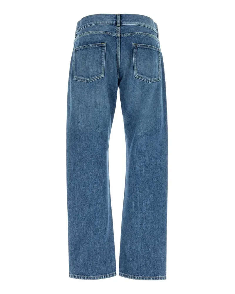The Row Women's Denim Fima Jeans Mediumindigo Exterior: Cotton Blue
