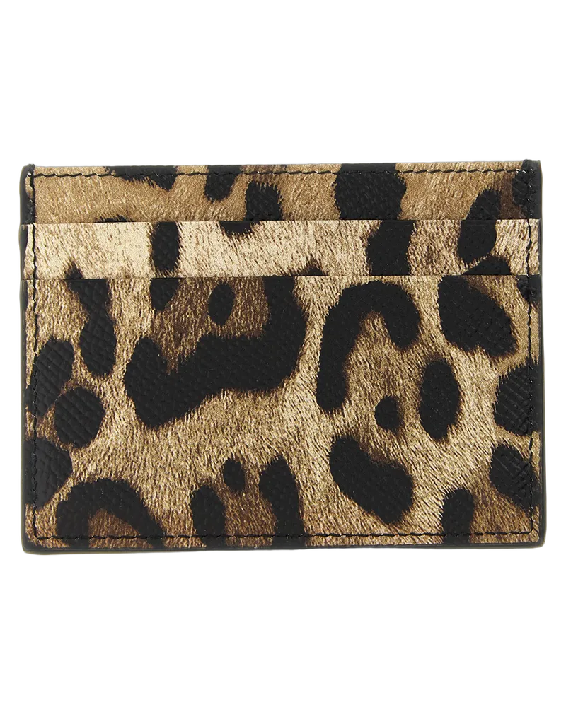 Dolce & Gabbana Women's Multicolor Calfskin Cardholder Accessory Multicolor