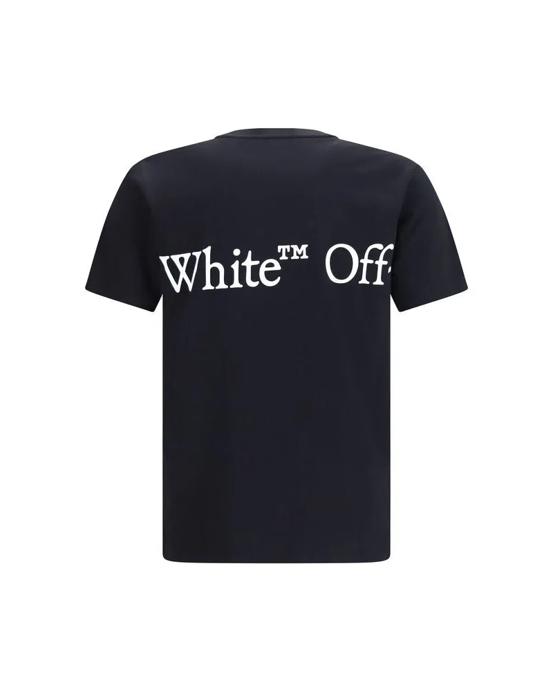 OFF-WHITE Men's Black Cotton T-Shirt Black