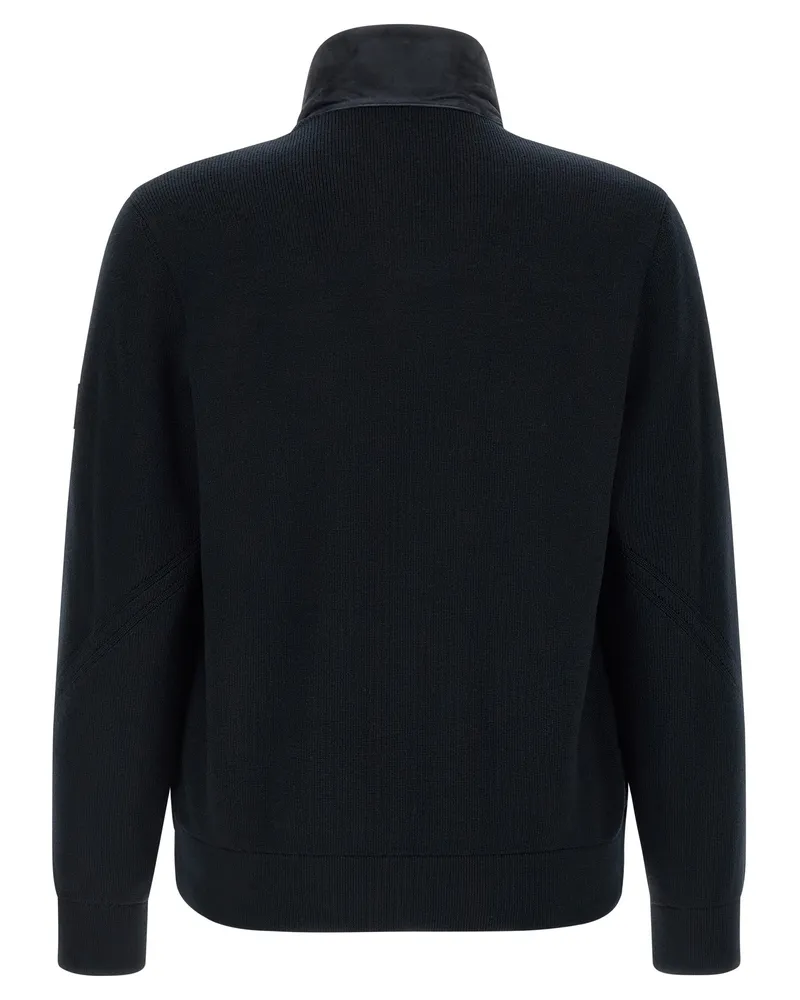 Mackage Men's Blue Virgin Wool Full-Length Jacket Clothing Blue