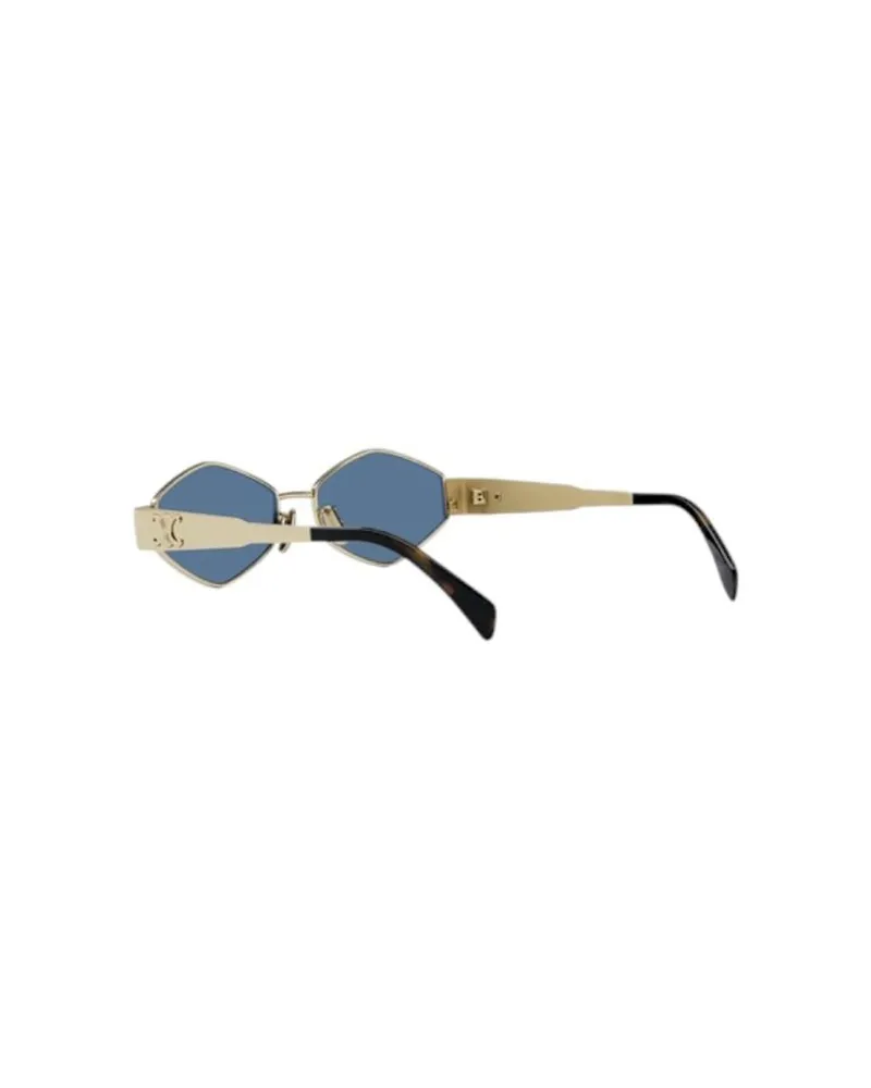 Celine Women's Sunglasses Metallic Metal Gold