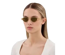 GG1935S Metal Frame Sunglasses — Gold