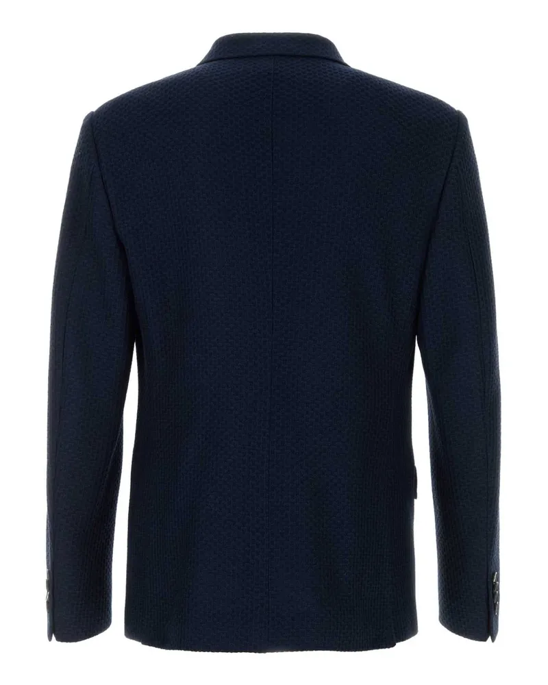 Etro Cotton Jersey Blazer — Navy Navy