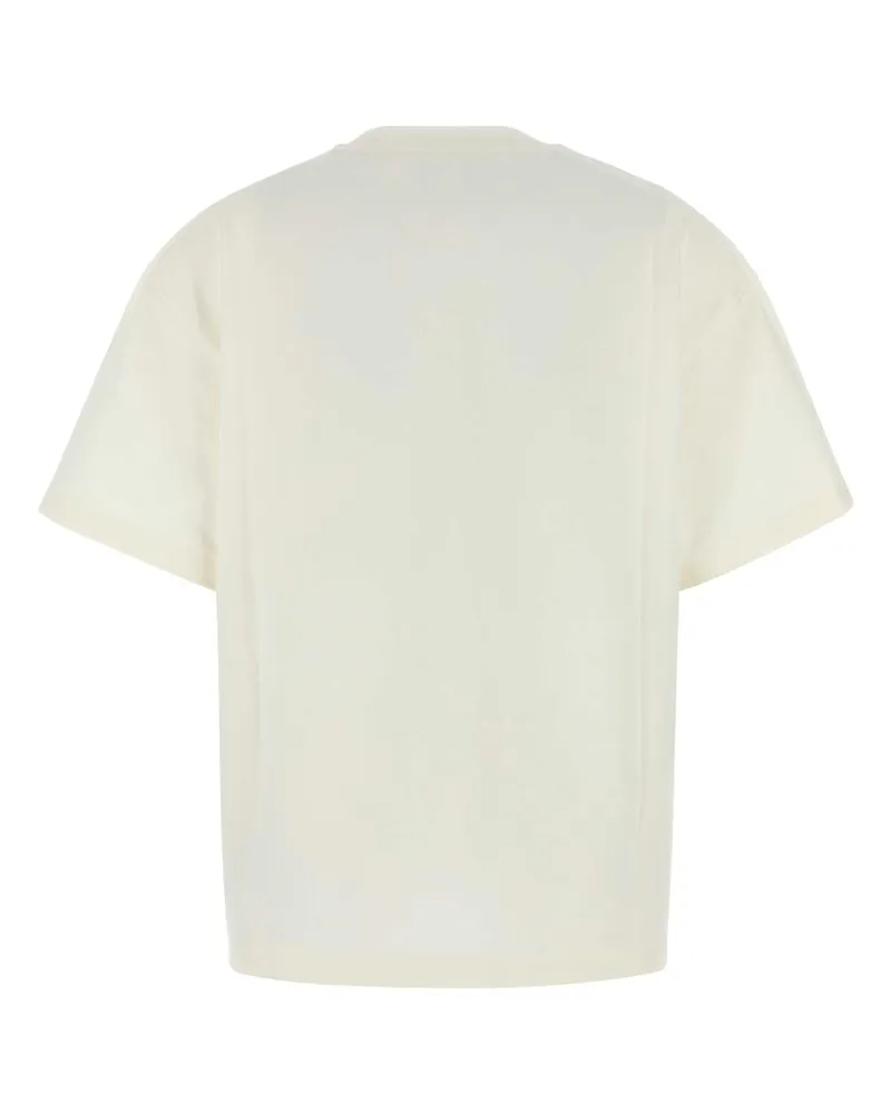 Jil Sander 102 Exterior: Cotton T-Shirt T-shirts And Polos Beige