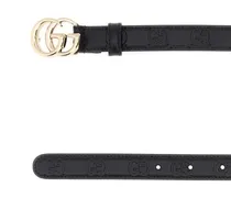 Women's Gg Marmont Belt Black Leather