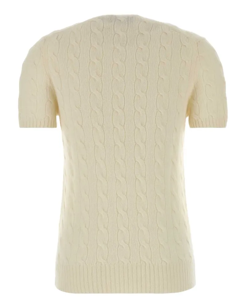 Ralph Lauren Women's Cream Wool Blend Sweater Authenticcream Exterior: Cashmere Maglieria Beige
