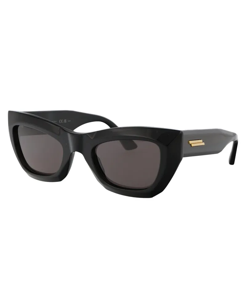 Bottega Veneta Women's Sunglasses Black-Grey Acetate Black-Black-Grey Black/black/grey Black