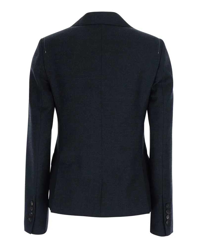 TELA Women's Jacket Farrah Grey Blazers Gray
