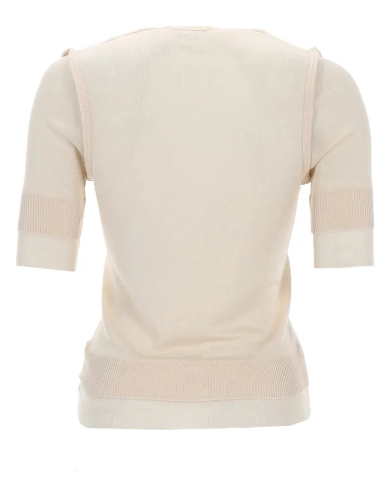 Christophe Lemaire Trompe Loeil Blouse — Beige Beige