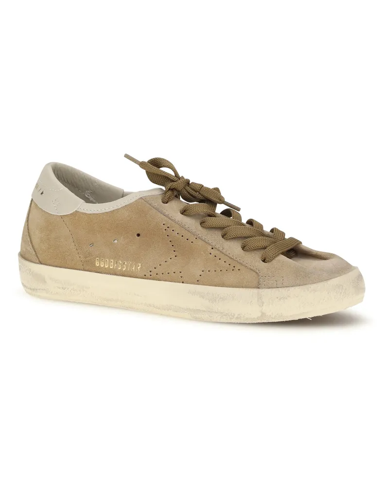 Golden Goose Women's Super Star Sneakers Tabacco-Cream Tabacco/cream Beige