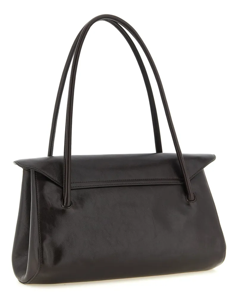 Marni Women's Brown Calfskin Shoulder Bag Brown