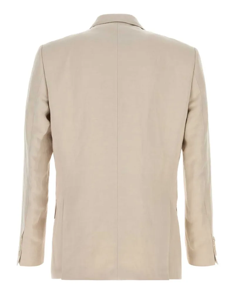 HUGO BOSS Men's Sand Lyocell Blend Blazer Opengrey Giacche E Gilet Jacket Beige