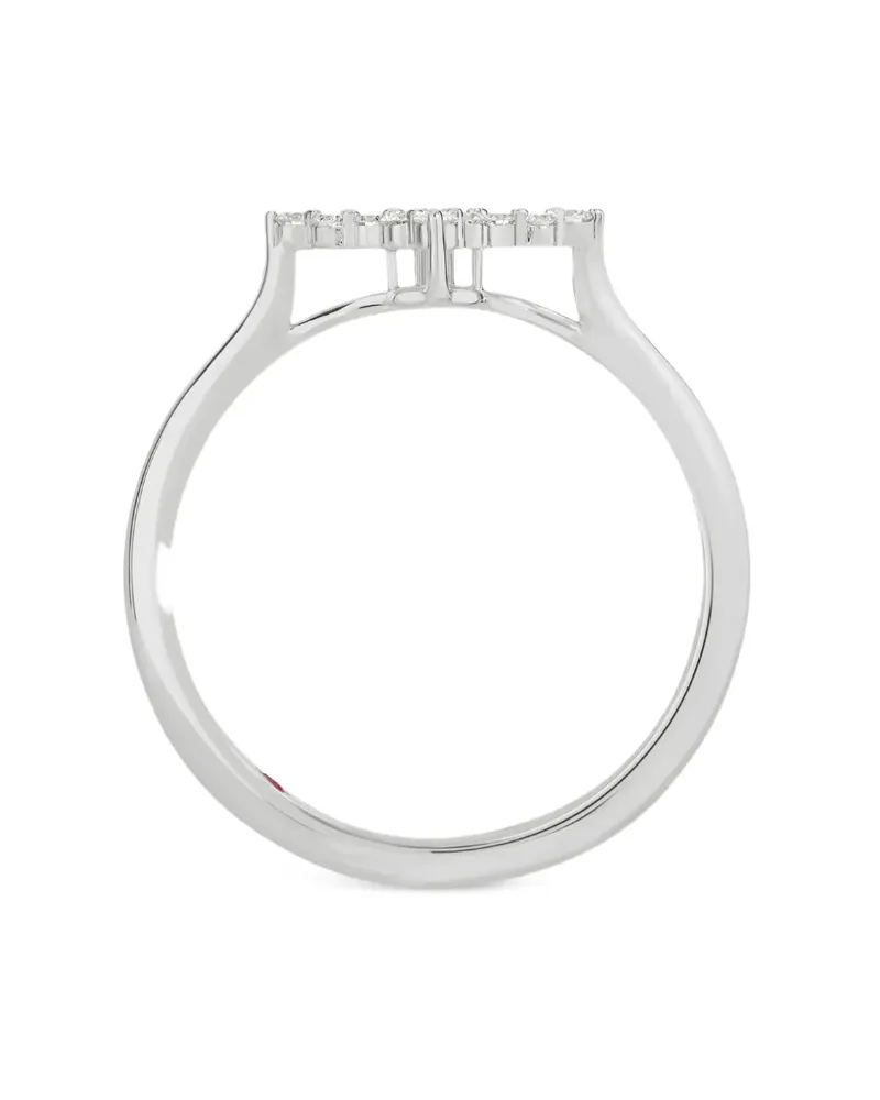 Roberto Coin 18kt White Gold Diamonds Ring Ss26 W White