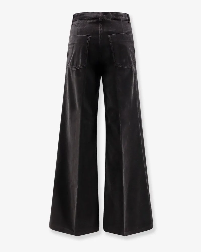 ASPESI Women's Trousers Velvet Brown Cotton Brown