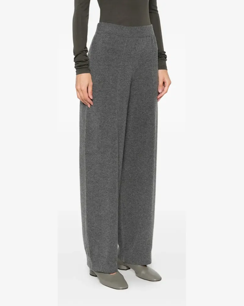 Fabiana Filippi Women's Knitted Trousers Aw25 W Grey
