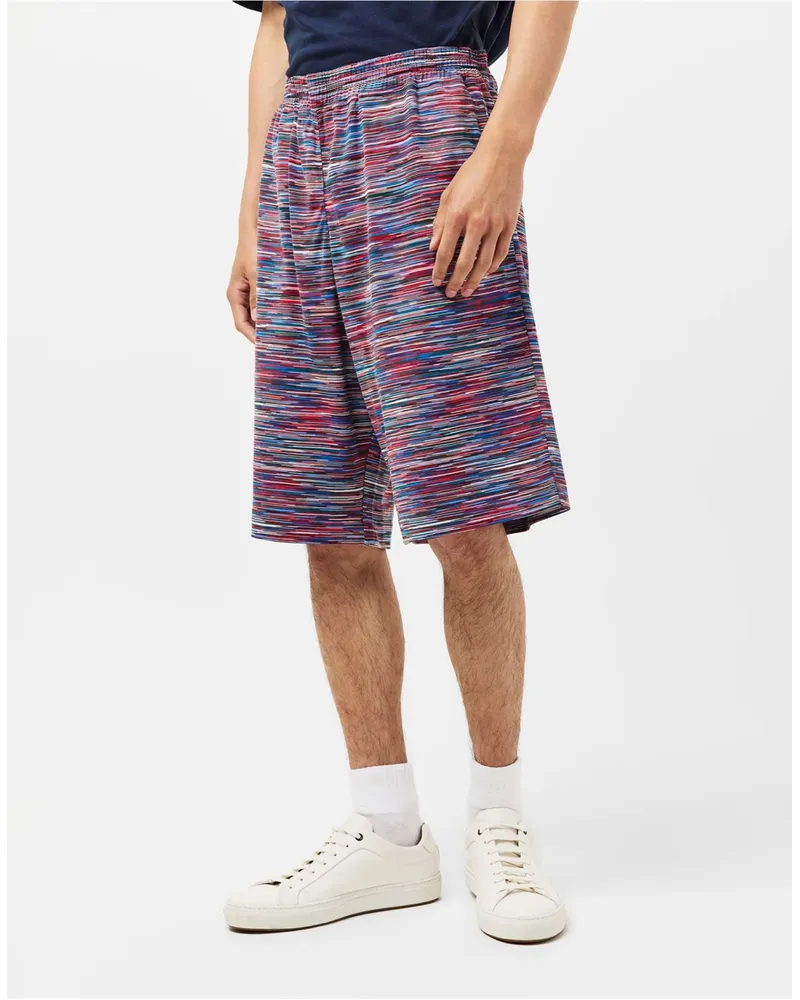 Missoni Men's Striped Jogger Shorts Multiple Colors Clothing > Pants Multicolor