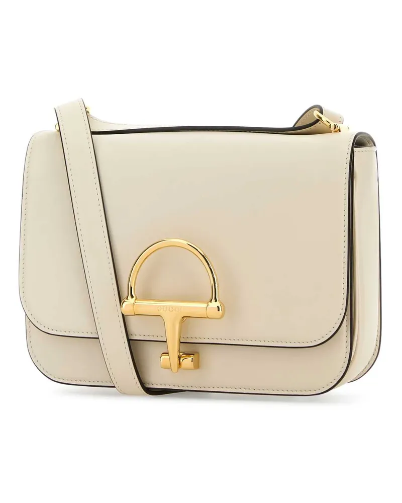 Gucci Women's Hbg  Siena Newivoire Calf Skin Borse A Tracolla Bag Beige