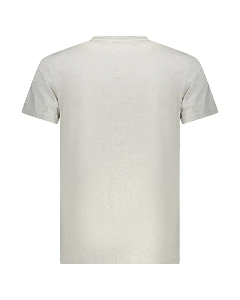 Tommy Hilfiger Logo-Printed Cotton T-Shirt — Gray Gray