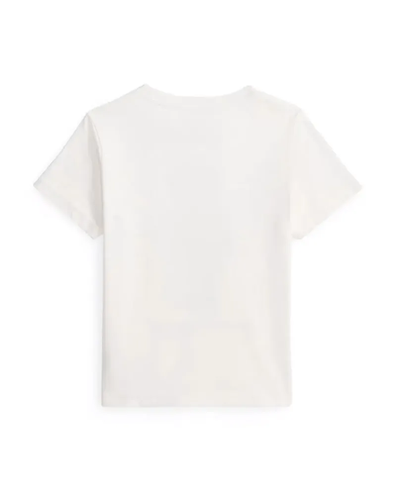 Ralph Lauren Polo Bear Graphic Print T-Shirt — White White